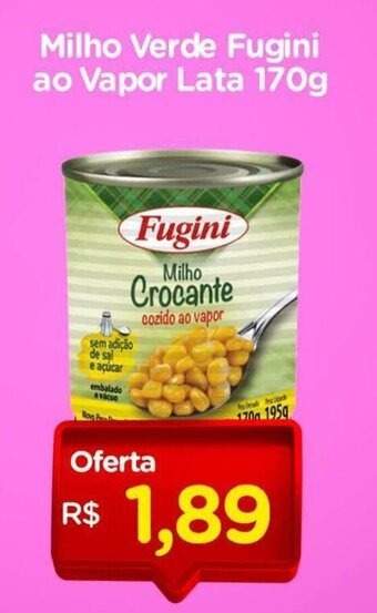 Nagumo Milho Verde Fugini ao Vapor 170g oferta