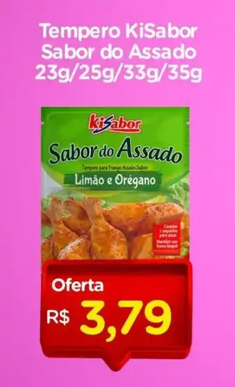 Nagumo Tempero Kisabor Sabor do Assado 23g/25g/33g/25g oferta