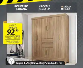 Lojas Cem Roupeiro paraná oferta