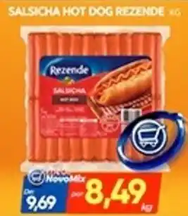 Novo Mix Salsicha hot dog rezende oferta