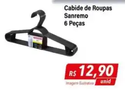 Hiper Moreira Cabide de Roupas Sanremo oferta