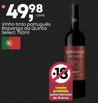 Frangolândia Vinho tinto português Rapariga da Quinta Select oferta