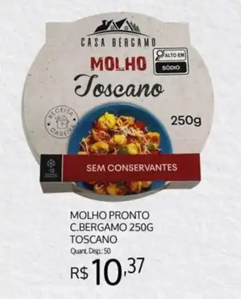 Bistek Supermercados Molho pronto c.bergamo toscano oferta