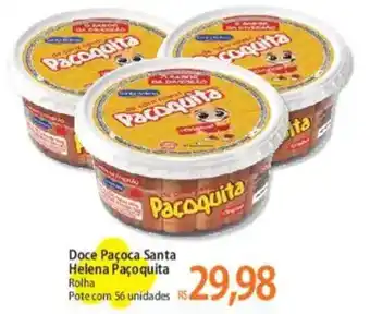 Atacadão Doce Paçoca Santa Helena Paçoquita oferta