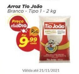 Dia Arroz Tio Joao 2kg oferta