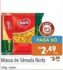 Supermercados Condor Massa de Semola Ninfa oferta