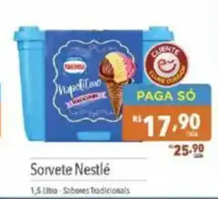 Supermercados Condor Sorvete Nestlé oferta