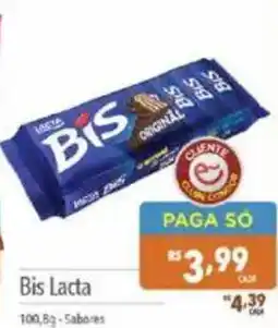 Supermercados Condor Bis Lacta Sabores oferta