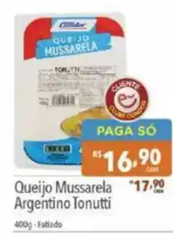 Supermercados Condor Queijo Mussarela Argentino Tonutti oferta
