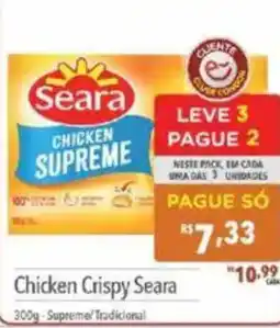 Supermercados Condor Chicken Crispy Seara oferta