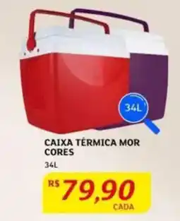Assaí Atacadista Caixa térmica mor cores oferta