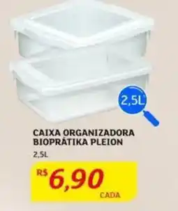Assaí Atacadista Caixa organizadora biopratika pleion oferta