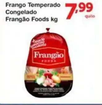 Roldão Frango Temperado Congelado Frangao Foods 1kg oferta