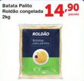 Roldão Batata Palito Roldao congelada 2kg oferta