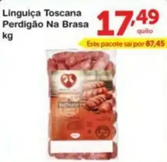 Roldão Linguica Toscana Perdigao Na Brasa 1kg oferta