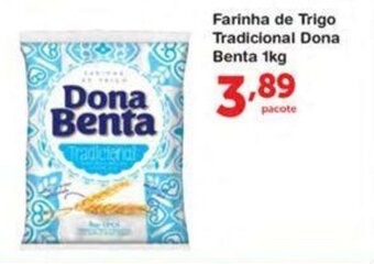Roldão Farinha de Trigo Tradicional Dona Benta 1kg oferta