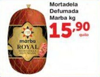 Roldão Mortadela Defumada Marba 1kg oferta