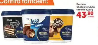 Roldão Recheio Chocolate Lacta Sabores 1.05kg oferta