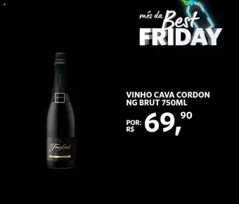 Sam's Club Vinho Cava Cordon + Ng Brut 750ml oferta