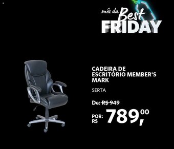 Sam's Club Cadeira de + Escritorio Member's Mark oferta