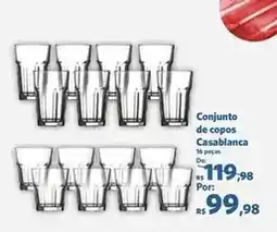 Sam's Club De - conjunto de copos casablanca oferta