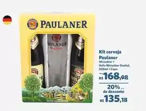 Sam's Club Paulaner - kit cerveja oferta