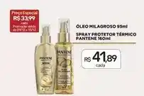 Drogal Pantene - óleo milagroso + spray protetor térmico oferta