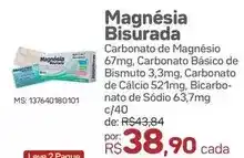 Drogal Magnésia bisurada - magnésia bisurada oferta