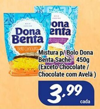 Shibata Supermercados Mistura p/ Bolo Dona Benta sache 450g oferta