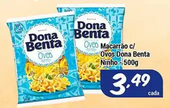 Shibata Supermercados Macarrao c/ ovos Dona Benta Ninho 500g oferta