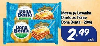 Massa p/ Lasanha Direto ao Forno Dona Benta 200g
