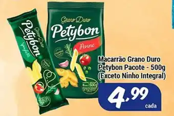 Shibata Supermercados Macarrao Grano Duro Petybon 500g oferta