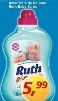 Supermercados Guanabara Amaciante de roupas Ruth Baby 1L oferta