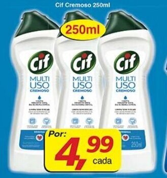 Supermercados Guanabara Cif Cremoso 250ml oferta