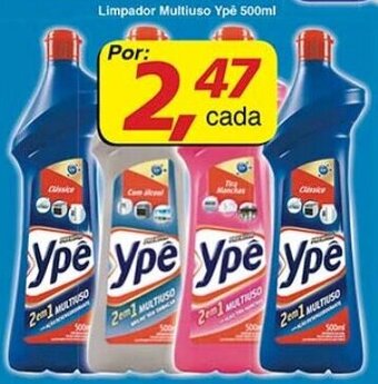 Supermercados Guanabara Limpador Multiuso Ype 500ml oferta