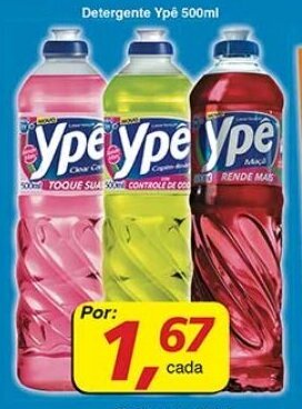 Supermercados Guanabara Detergente Ype 500ml oferta