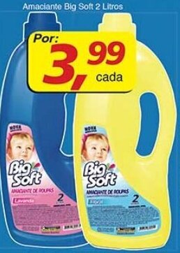 Supermercados Guanabara Amaciante Big Soft 2L oferta