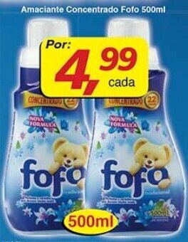 Supermercados Guanabara Amaciante Concentrado Fofo 500ml oferta