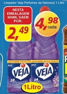 Supermercados Guanabara Limpador Veja Perfumes da Natureza 1L oferta