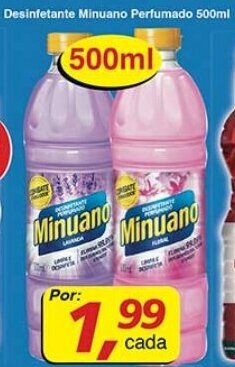 Supermercados Guanabara Desinfetante Minuano Perfumado 500ml oferta