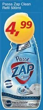 Supermercados Guanabara Passa Zap Clean Refil 500ml oferta