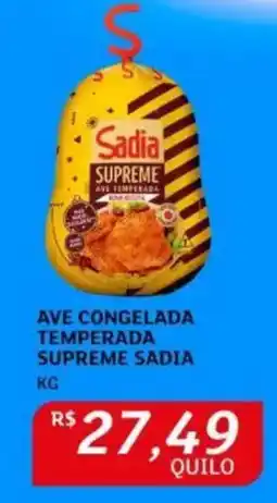 Assaí Atacadista Ave congelada temperada supreme sadia oferta
