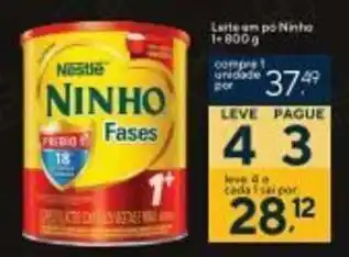 Coop Leite em po Ninho 1+ 800g oferta