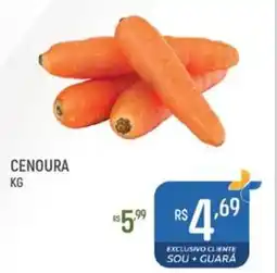 Supermercado Guará Cenoura oferta