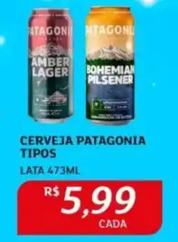 Assaí Atacadista Cerveja patagonia tipos lata oferta
