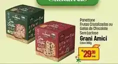 Muffato Panettone - frutas cristalizadas ou gotas de chocolate semi lactose oferta