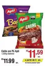 Fort Atacadista Apti - caldo em pó oferta