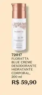 O Boticário Floratta - blue creme desodorante hidratante corporal oferta