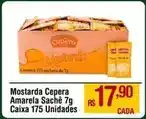 Max Atacadista Cepêra - mostarda amarela sachê 7g caixa 175 unidades oferta