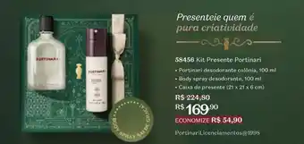 O Boticário Portinari - kit presente oferta